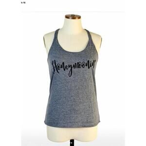 Honeymoonin' Graphic Tank Top Size Medium
